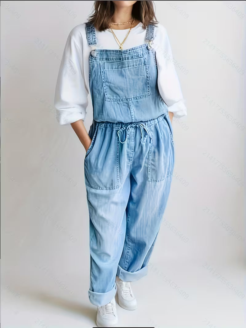 Robin - Loose Denim Overalls — view 2
