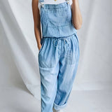 Robin - Loose Denim Overalls — view 3