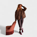 Rosa - modern leopard print jacket — view 1