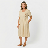 Ruby - Striped Midi Dress — view 3