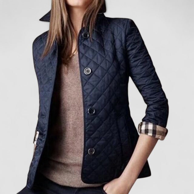Ruth - quilted jacket with buttons — view 1