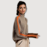 Sadie - elegant turtleneck sweater — view 1
