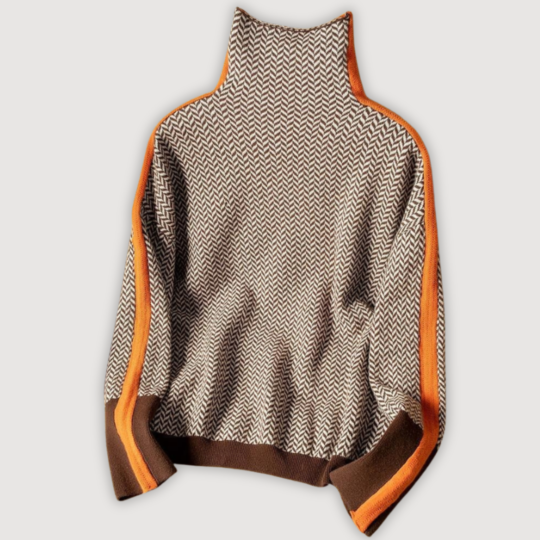Sadie - elegant turtleneck sweater — view 5
