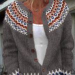 Sadie - Retro Icelandic Cardigan — view 2