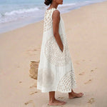 Sadie - Textured Sleeveless Maxi Dress — view 2