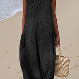 Sadie - Textured Sleeveless Maxi Dress — view 4