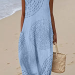 Sadie - Textured Sleeveless Maxi Dress — view 5