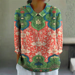 Samantha - Royal Lotus Blouse — view 1