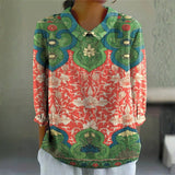 Samantha - Royal Lotus Blouse — view 1
