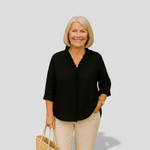 Samantha - Soft Ruffle Blouse — view 1