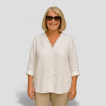 Samantha - Soft Ruffle Blouse — view 3