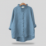 Samantha - Soft Ruffle Blouse — view 4
