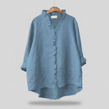 Samantha - Soft Ruffle Blouse — view 4
