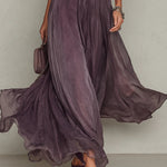 Samantha - retro chic chiffon maxi dress — view 6