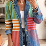 Samantha - retro geometric jacket — view 1