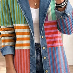 Samantha - retro geometric jacket — view 2
