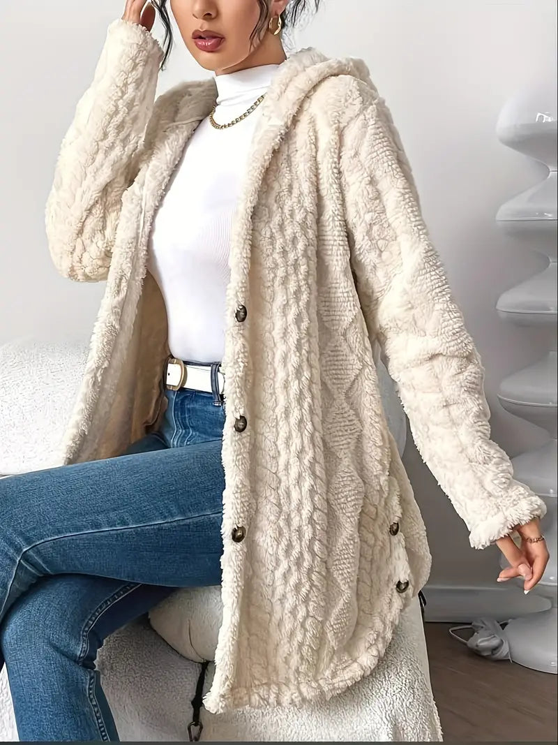 Sara - Fleece Hooded Jacket — view 5