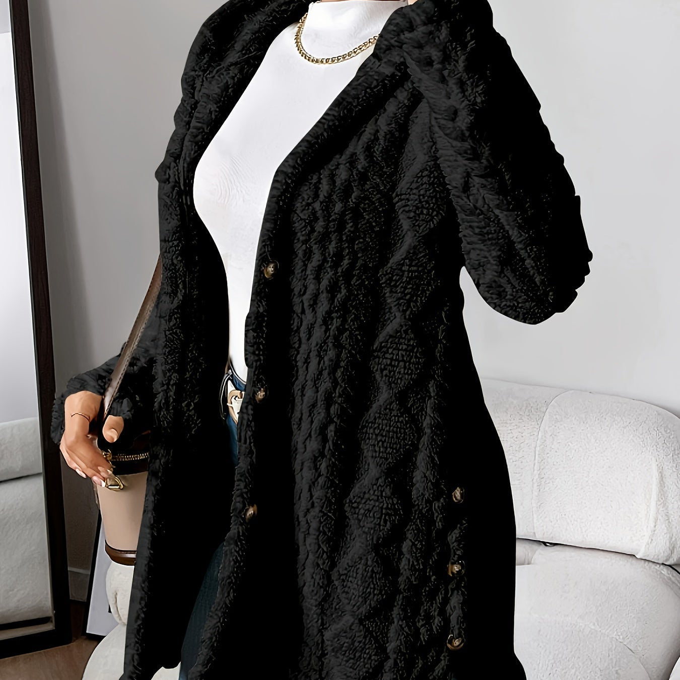 Sara - Fleece Hooded Jacket — view 9