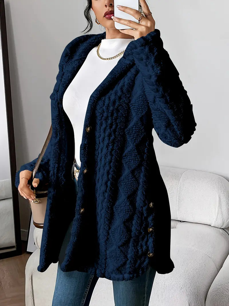 Sara - Fleece Hooded Jacket — view 10