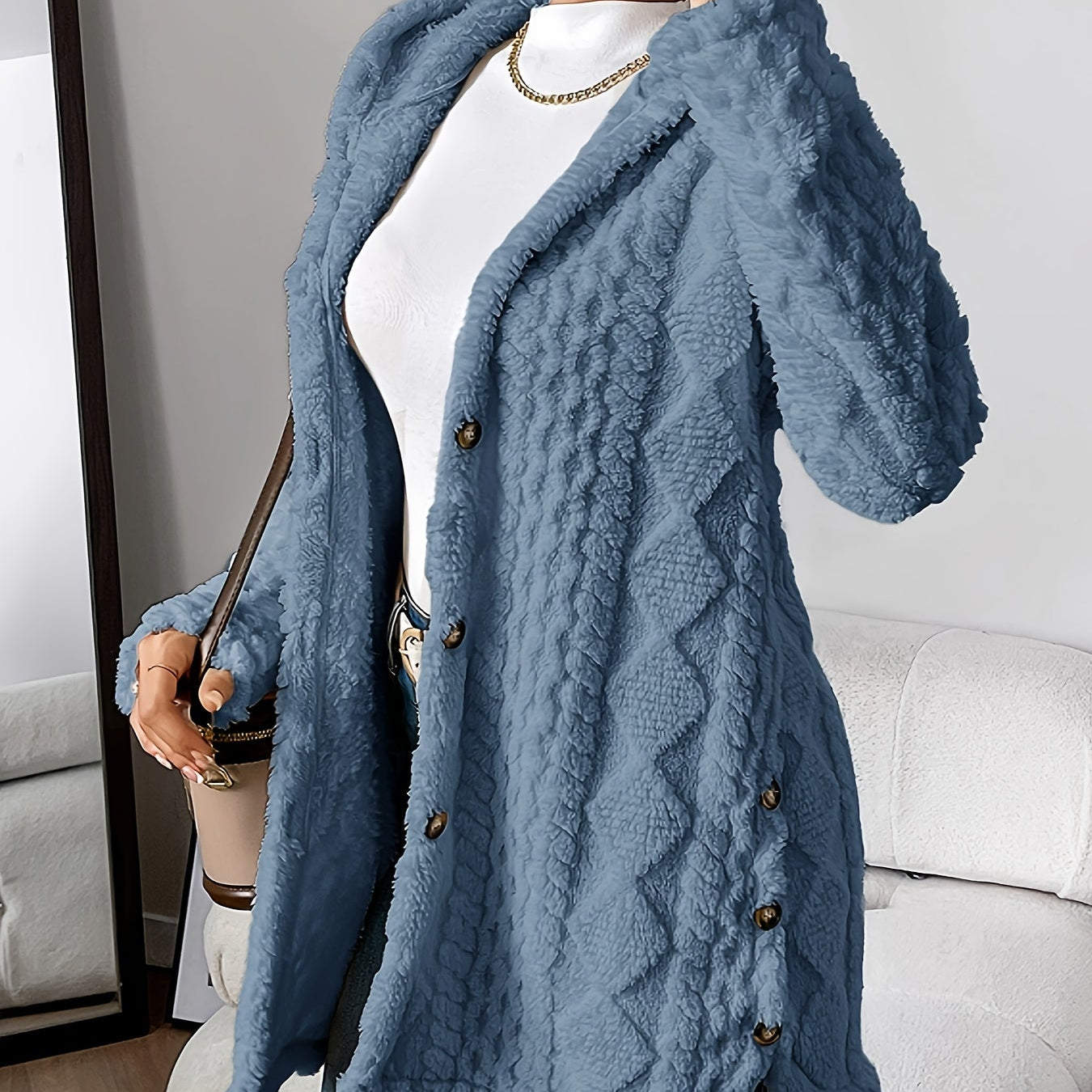 Sara - Fleece Hooded Jacket — view 11