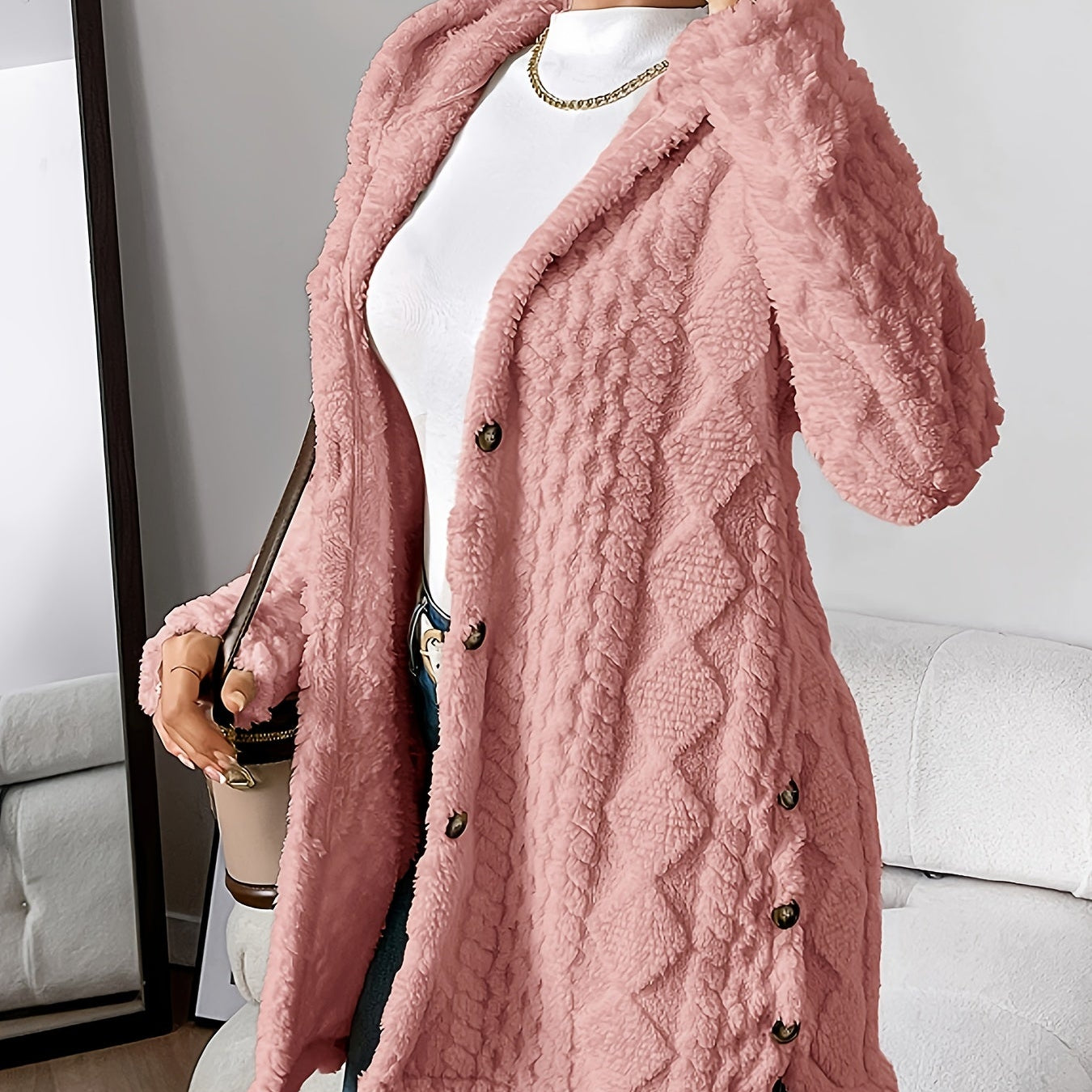 Sara - Fleece Hooded Jacket — view 12
