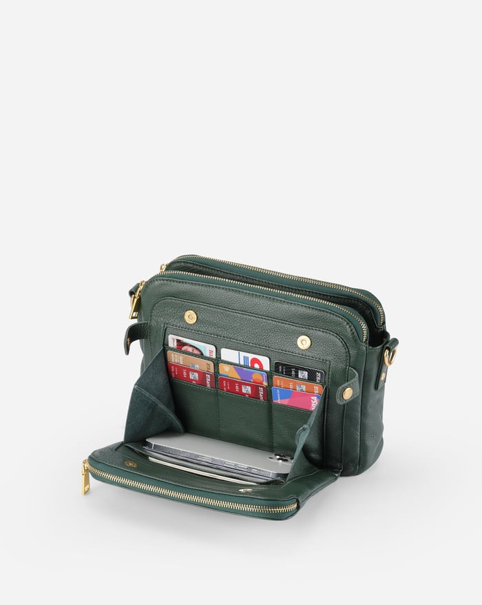 Savannah - an elegant three-layer crossbody bag — view 25