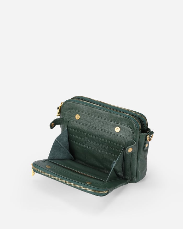 Savannah - an elegant three-layer crossbody bag — view 27