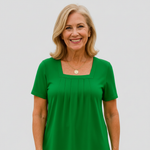 Savannah - pleated comfort top — view 2