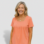 Savannah - pleated comfort top — view 4