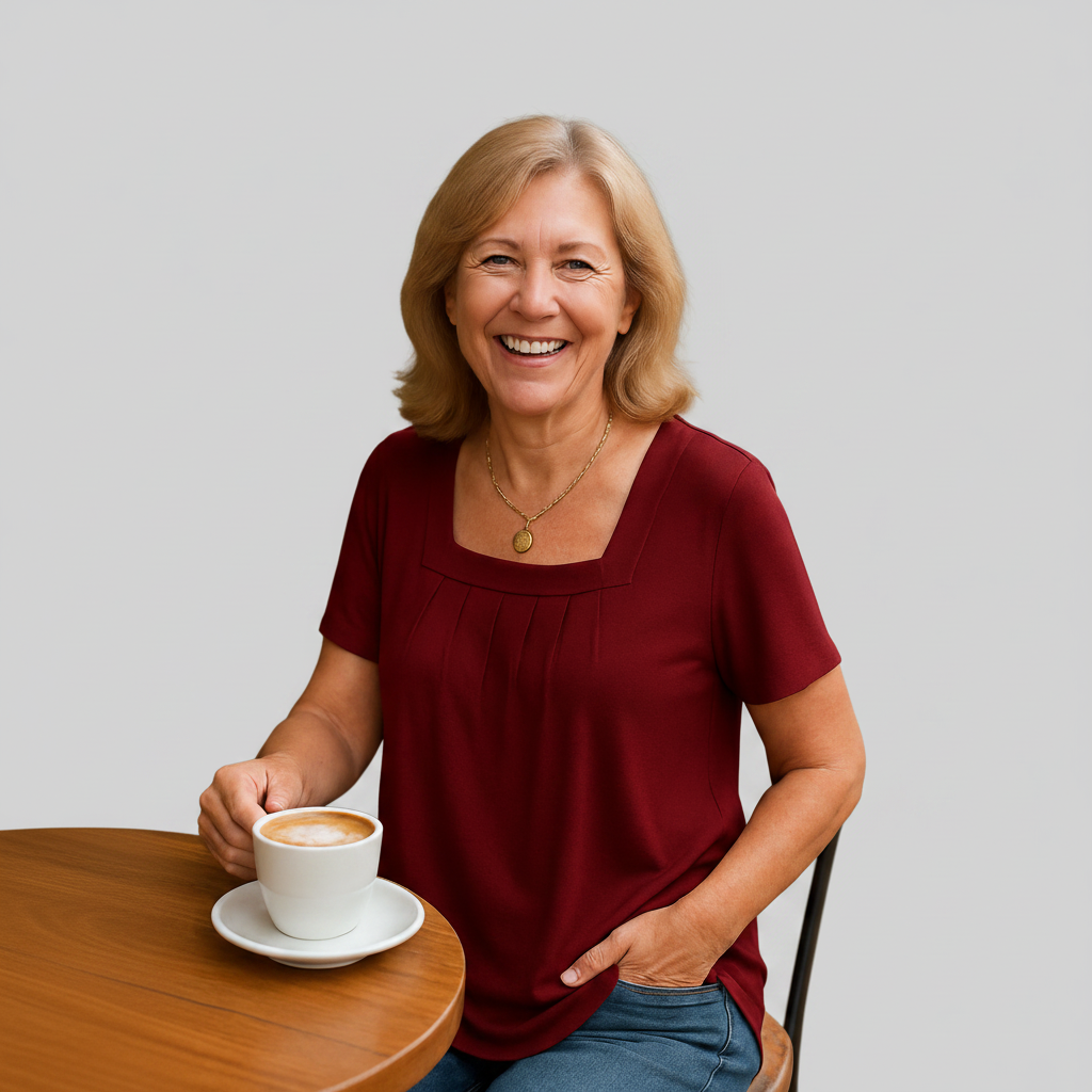 Savannah - pleated comfort top — view 5