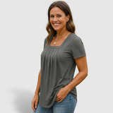 Savannah - pleated comfort top — view 6