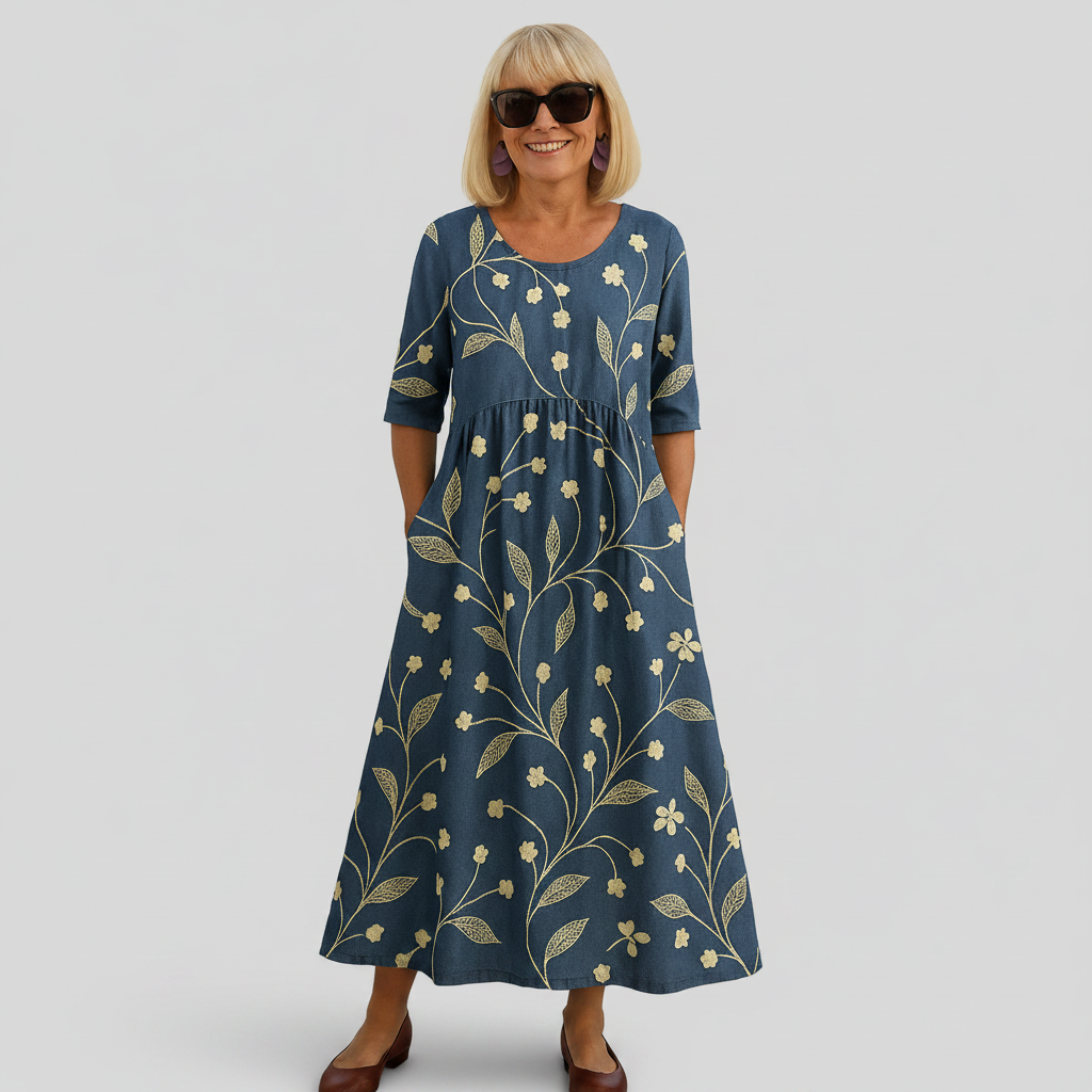 Scarlett - loose midi dress — view 1