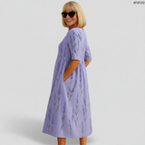 Scarlett - loose midi dress — view 3