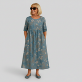 Scarlett - loose midi dress — view 5