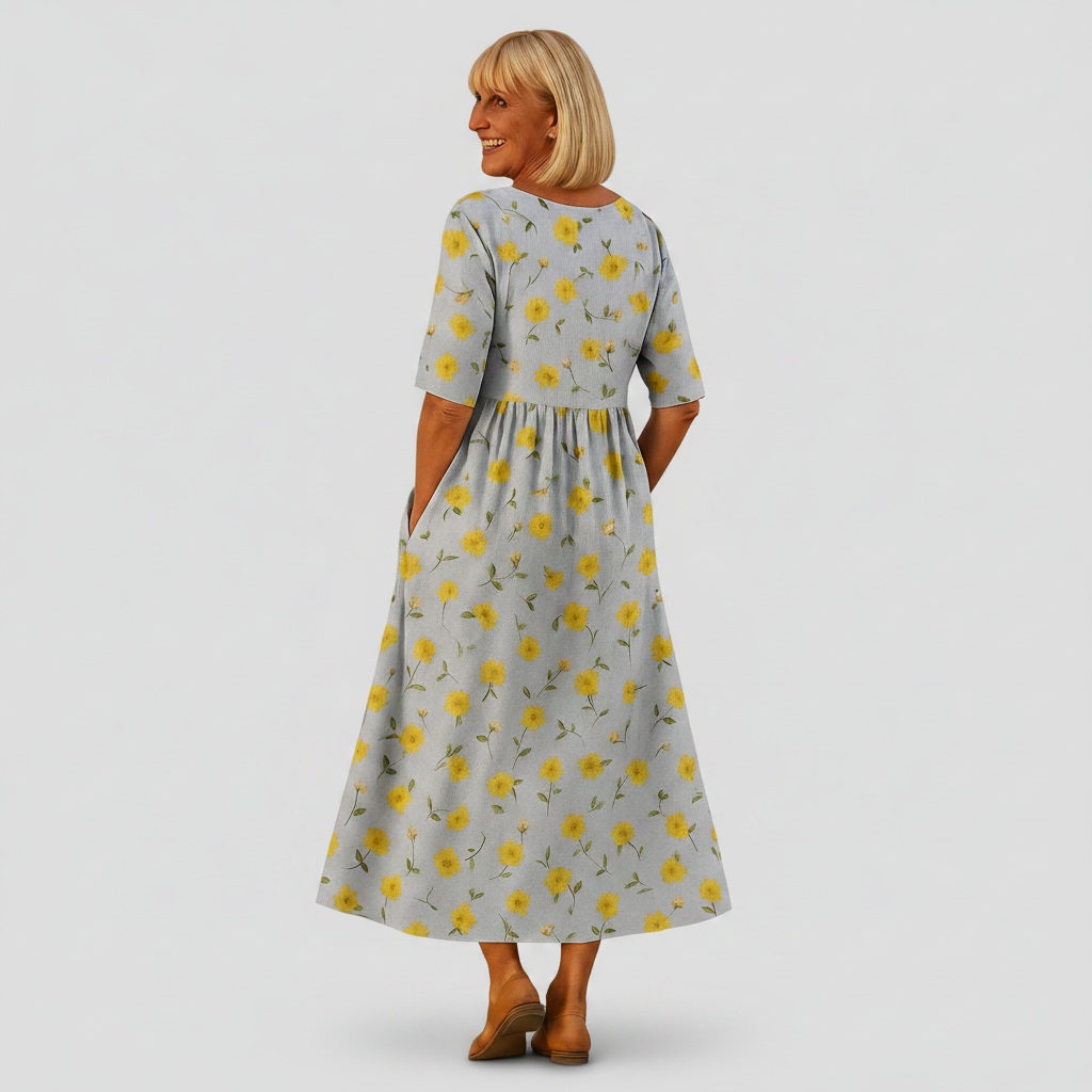 Scarlett - loose midi dress — view 7