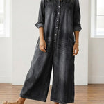 Serenity - denim cotton overalls — view 2