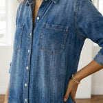 Serenity - denim cotton overalls — view 8