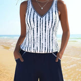 Serenity - casual swimsuit with pockets and V-neck — view 3