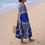 Serenity - summer dress with graphic pattern — view 2