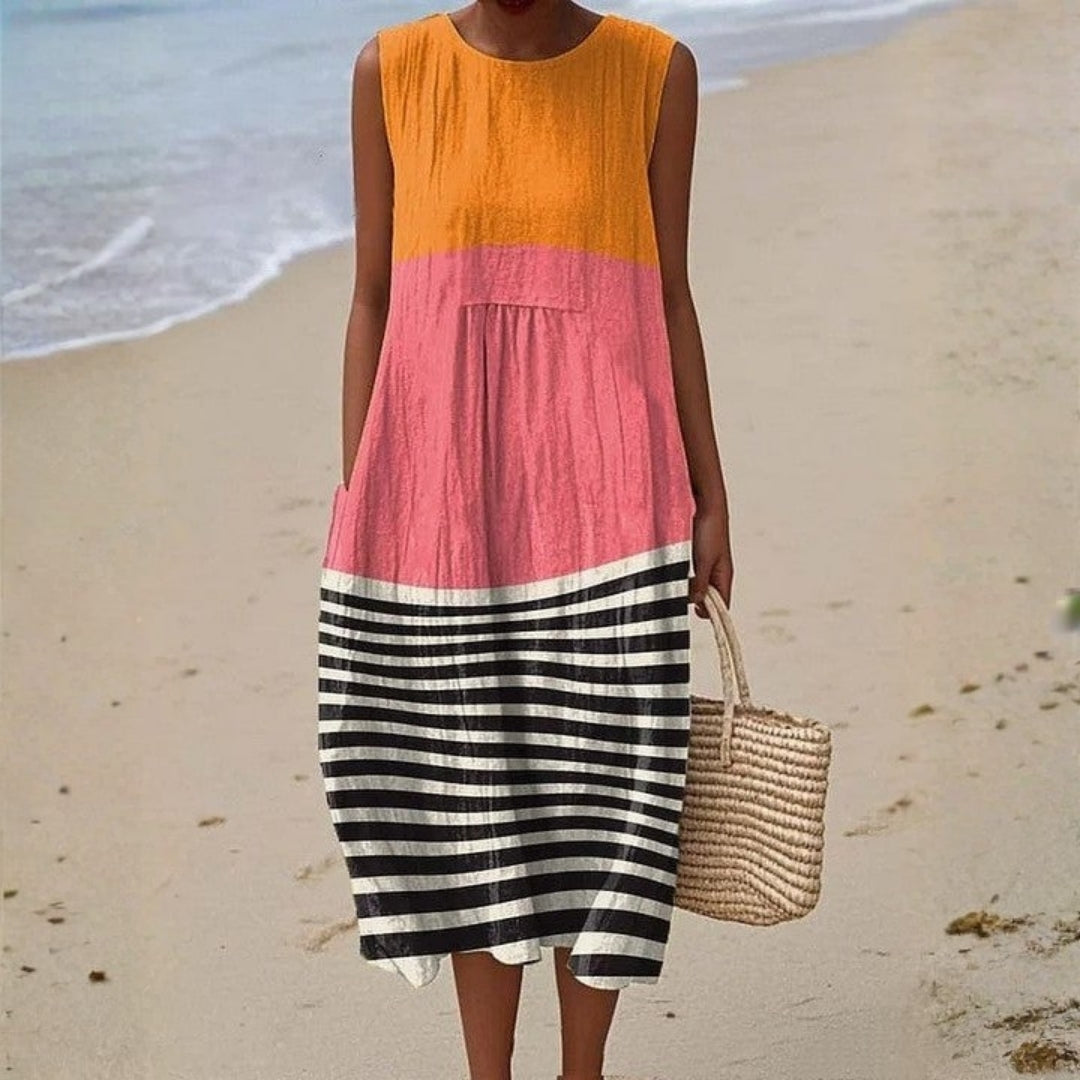 Shannon - Colour Block Dress — view 1