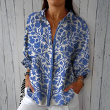 Shelby - garden shirt with birds — view 1