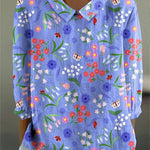 Shelby - whimsical garden blouse — view 2