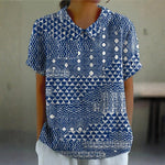 Sienna - blouse with tribal pattern — view 1
