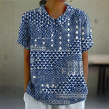 Sienna - blouse with tribal pattern — view 1