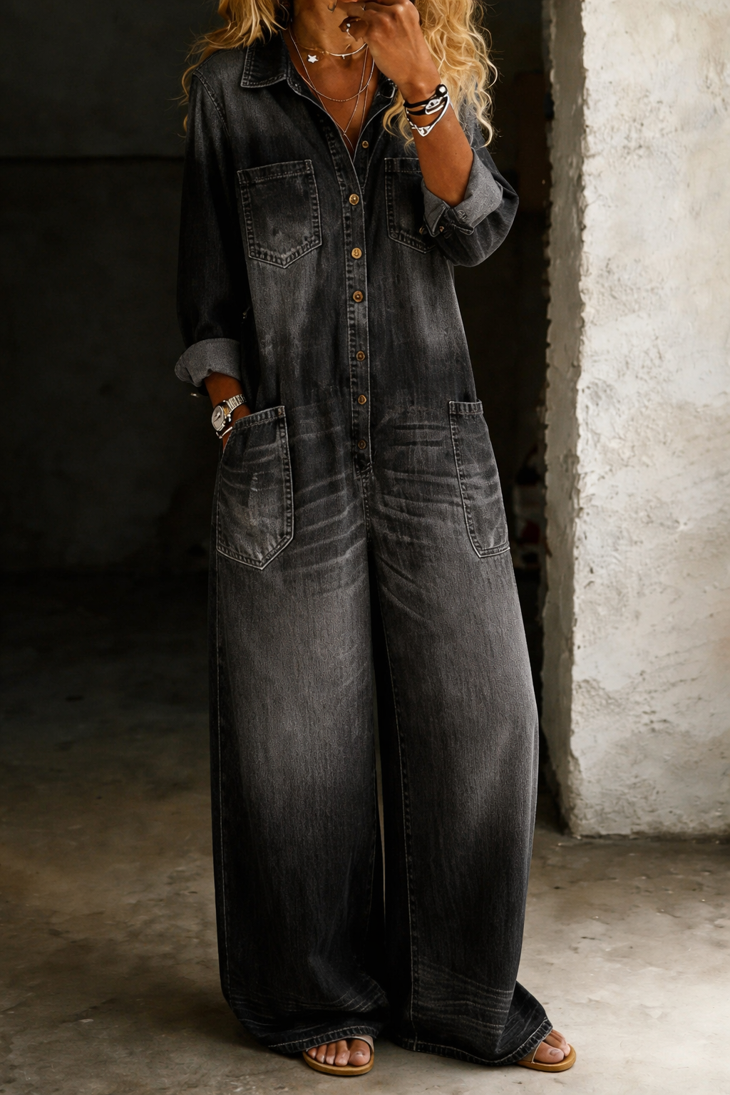 Sienna - comfortable casual jumpsuit — view 4
