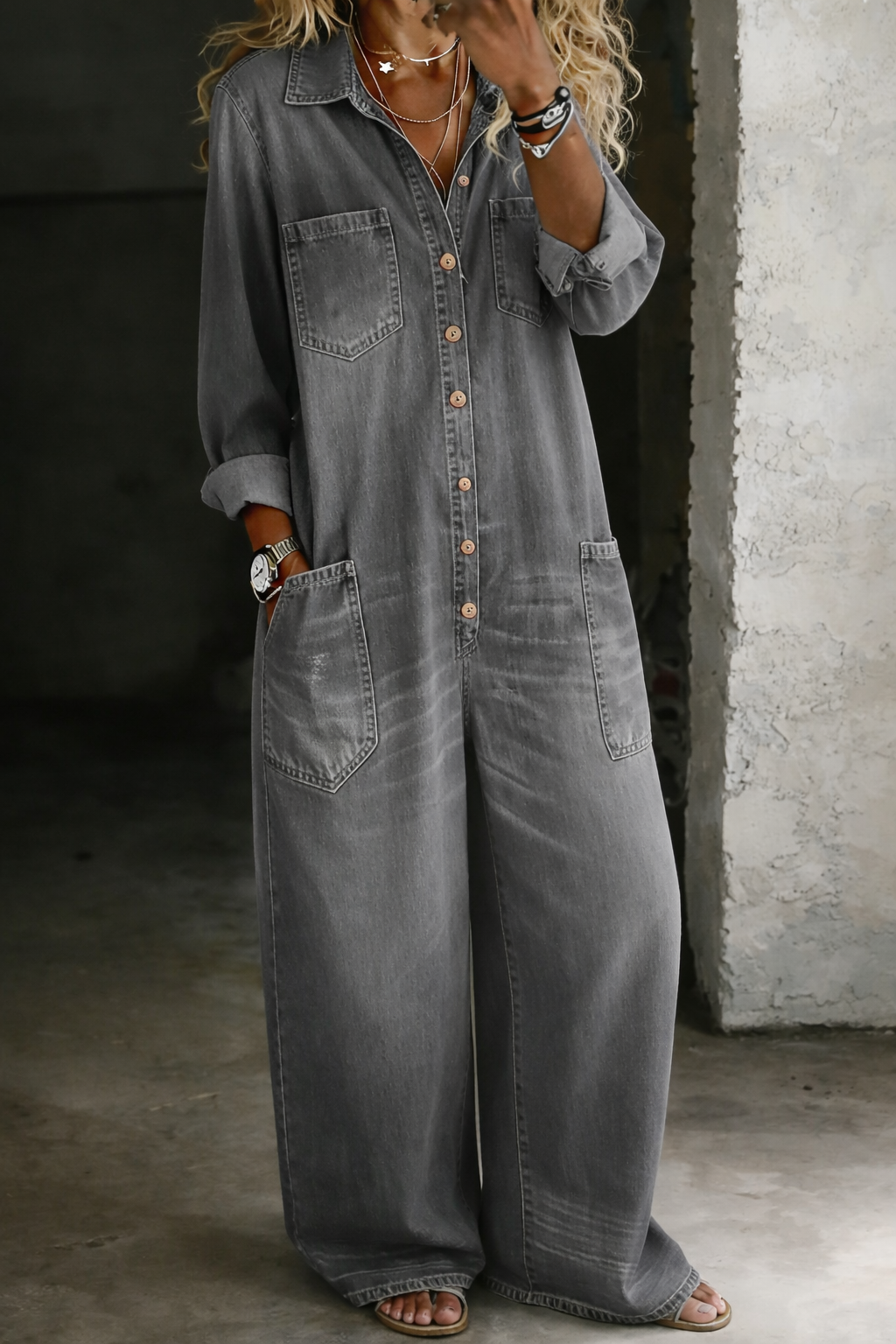 Sienna - comfortable casual jumpsuit — view 5