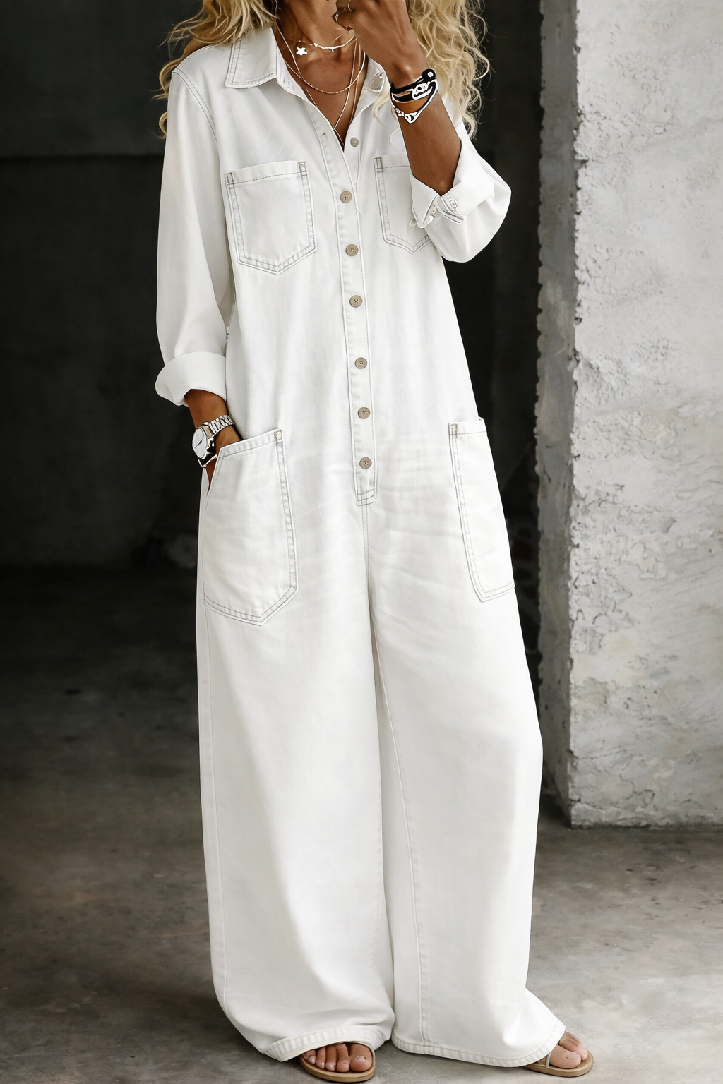 Sienna - comfortable casual jumpsuit — view 7