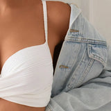 Sienna - High-rise criss-cross top, high-waisted bikini — view 2