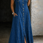 Skylar - Plus Size Denim Dress — view 2