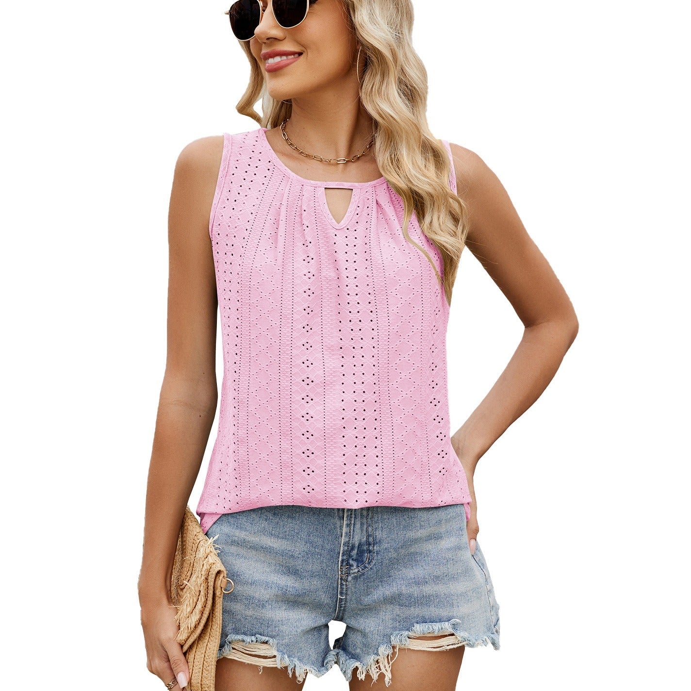 Sofia - loose women's summer loose fit top — view 3